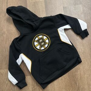 Kids Black and White Bruins Hoodie